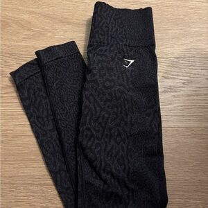 Gymshark Black Patterned Leggings
